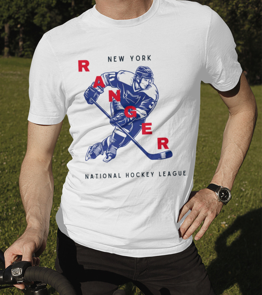 New York Ranger National Hockey League Vintage Player T-Shirt