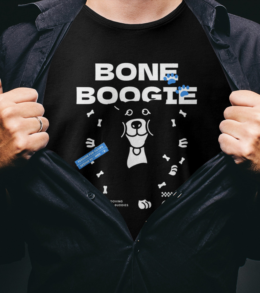 Bone Boogie Dog Days Disco Grooving With My Bone Tastic Buddies T-Shirt