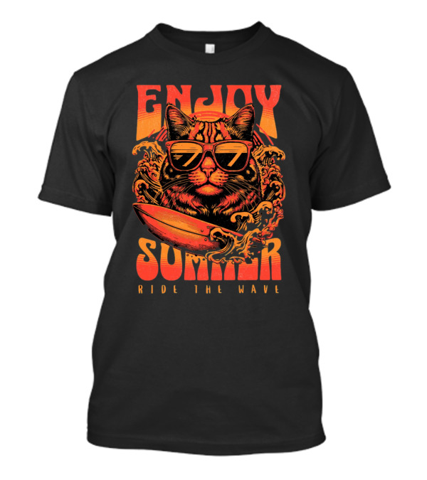 ENJOY SUMMER RIDE THE WAVE T-Shirt