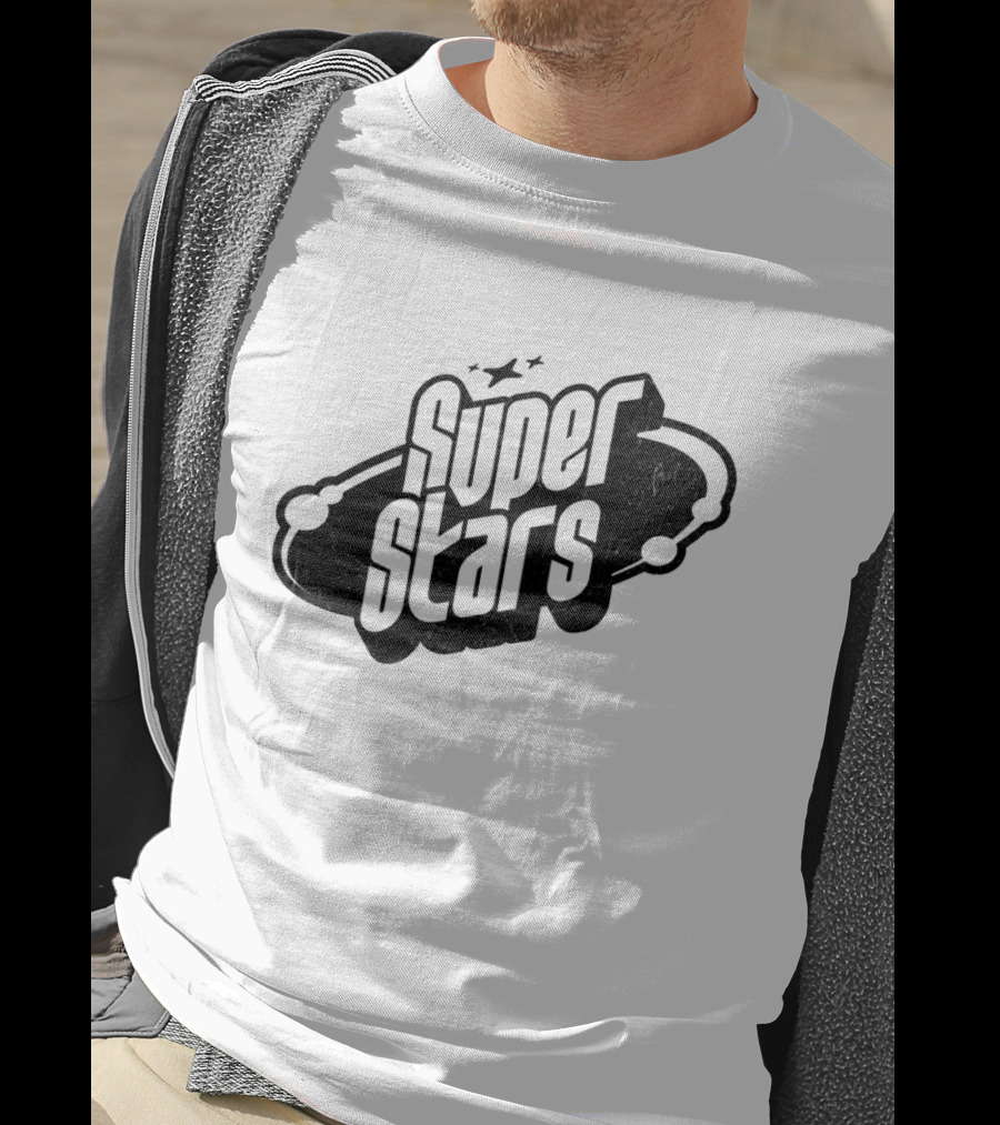 Super Stars Retro Galaxy Theme With Space Elements T-Shirt
