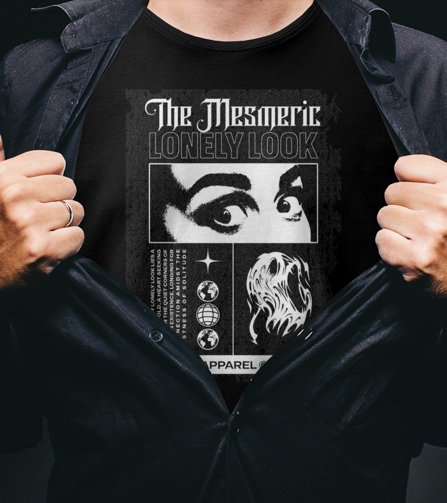 The Mesmeric Lonely Look Kittl Apparel © T-Shirt