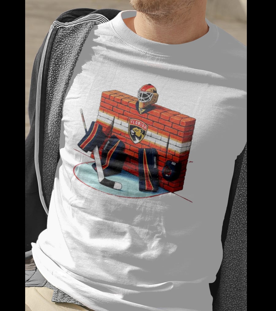 Florida Panthers Brick Wall Goalie Bod T-Shirt