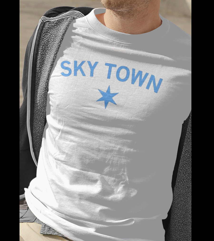 SKY TOWN Blue Star T-Shirt