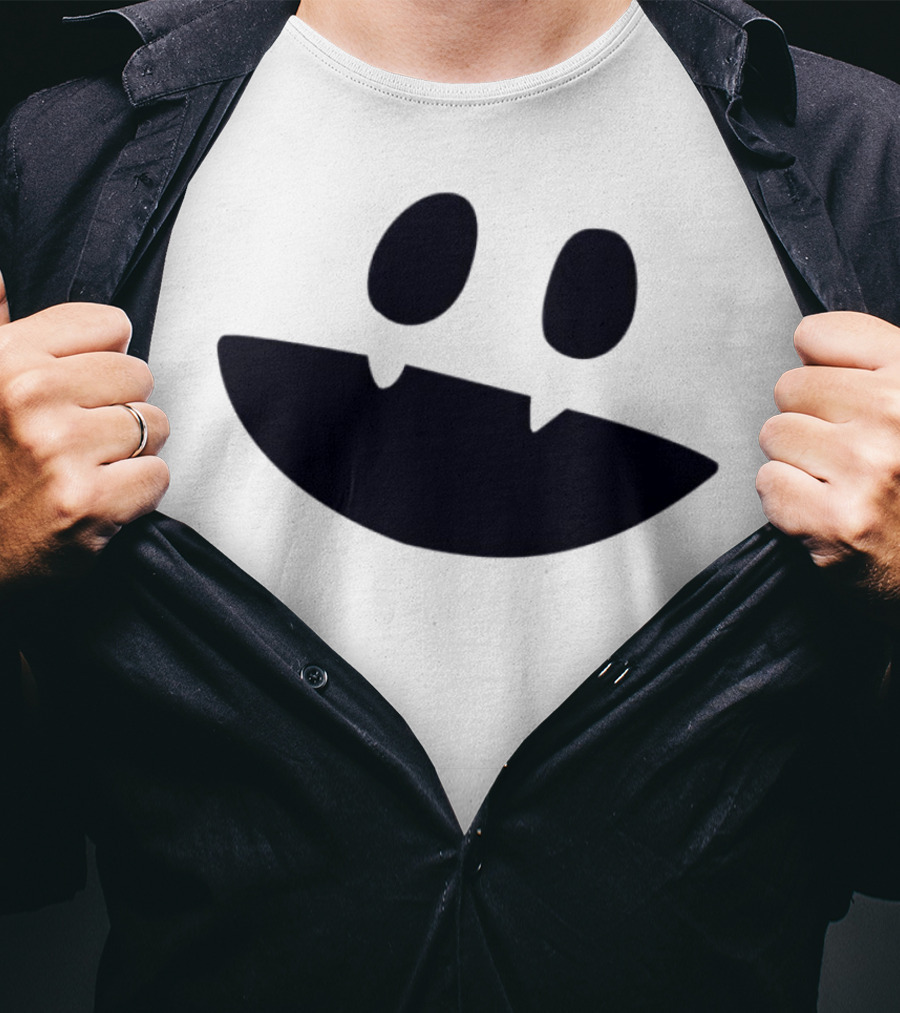 Jack Frost Persona Black Smiley Face T-Shirt