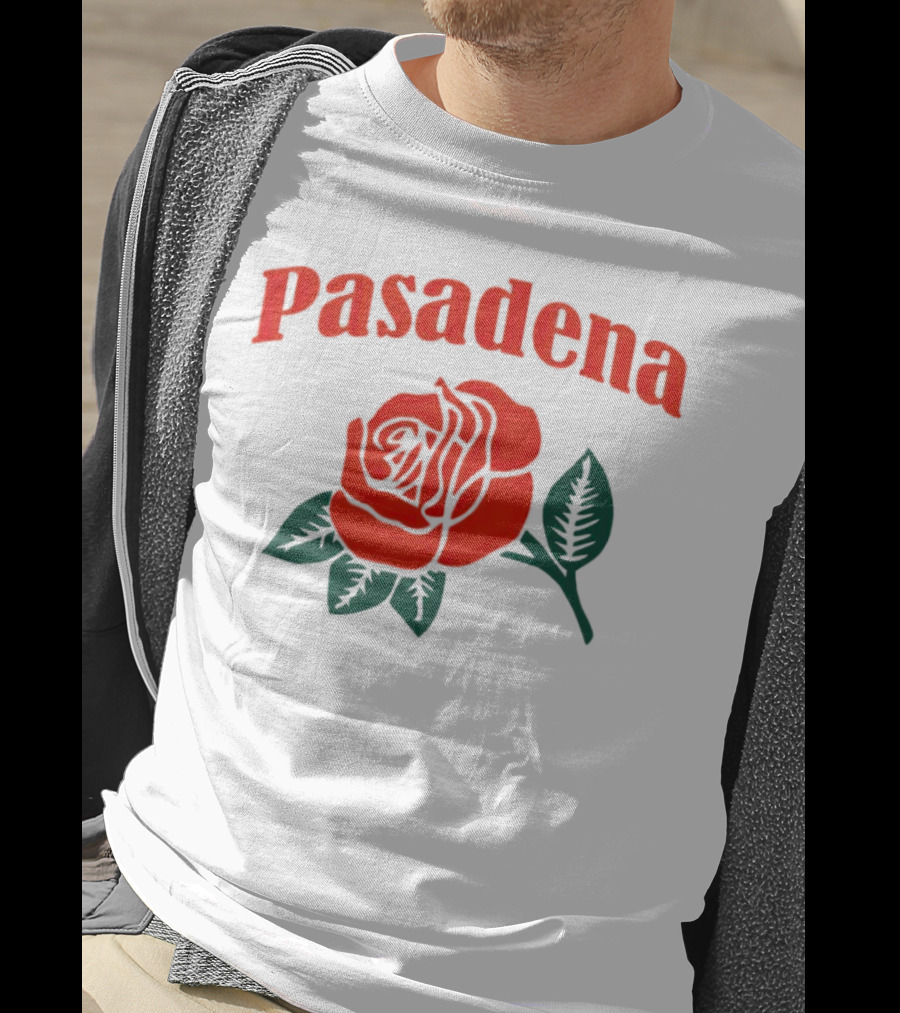 Pasadena Vintage Red Rose T-Shirt
