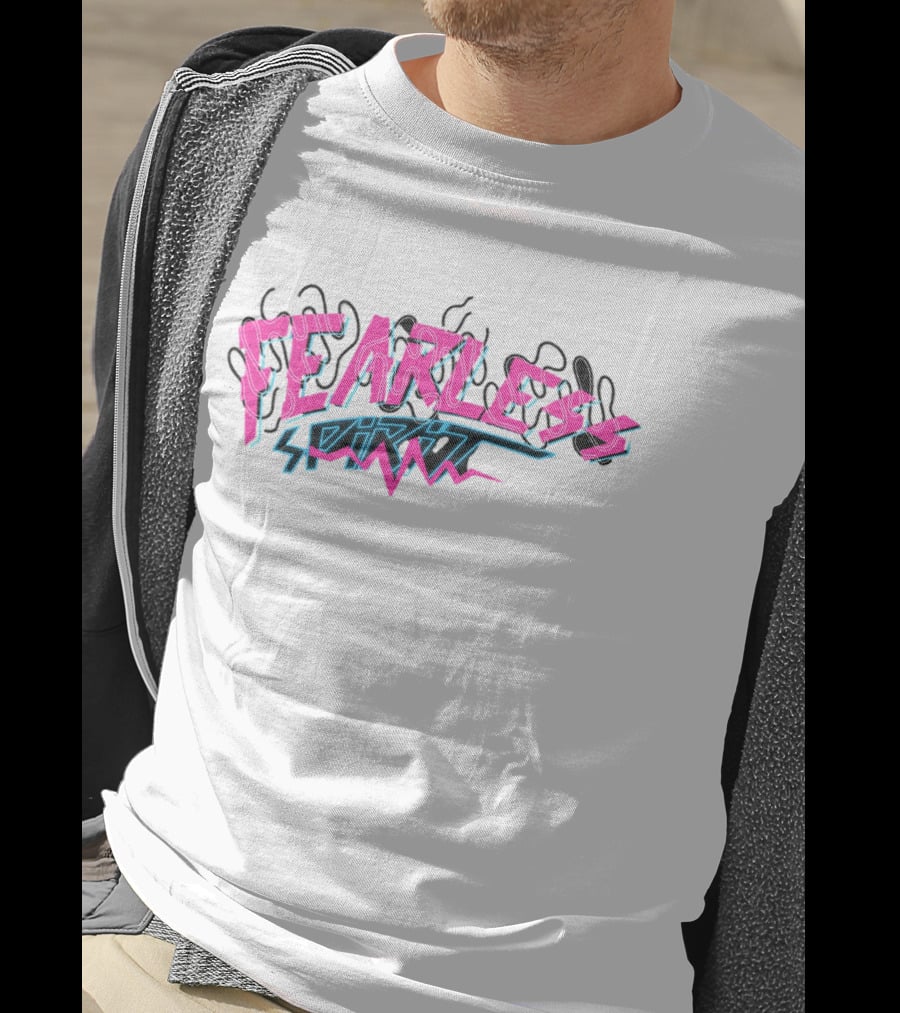 Fearless Spirit Retro Neon T-Shirt