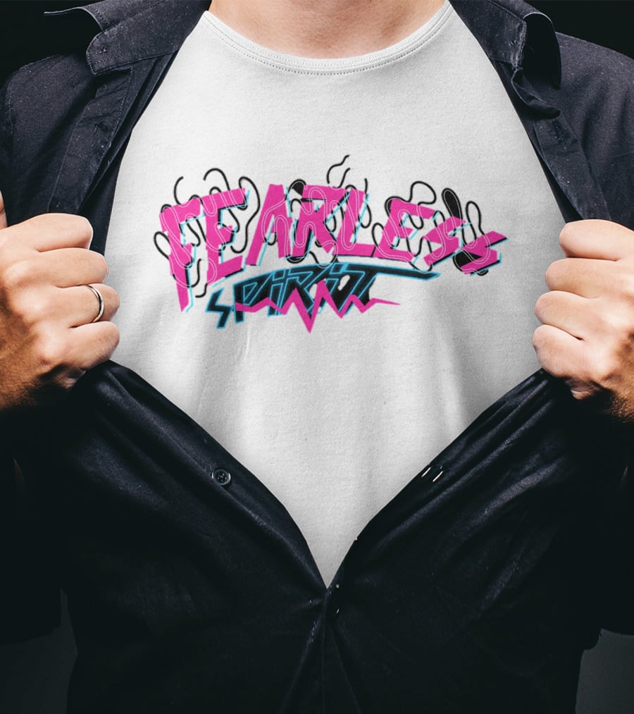 Fearless Spirit Retro Neon T-Shirt