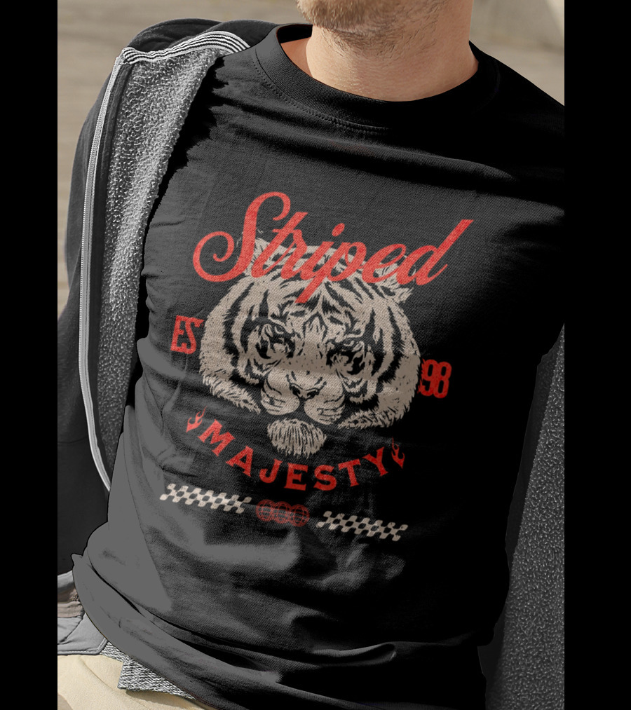 Striped Majesty Tiger Est 1998 T-Shirt