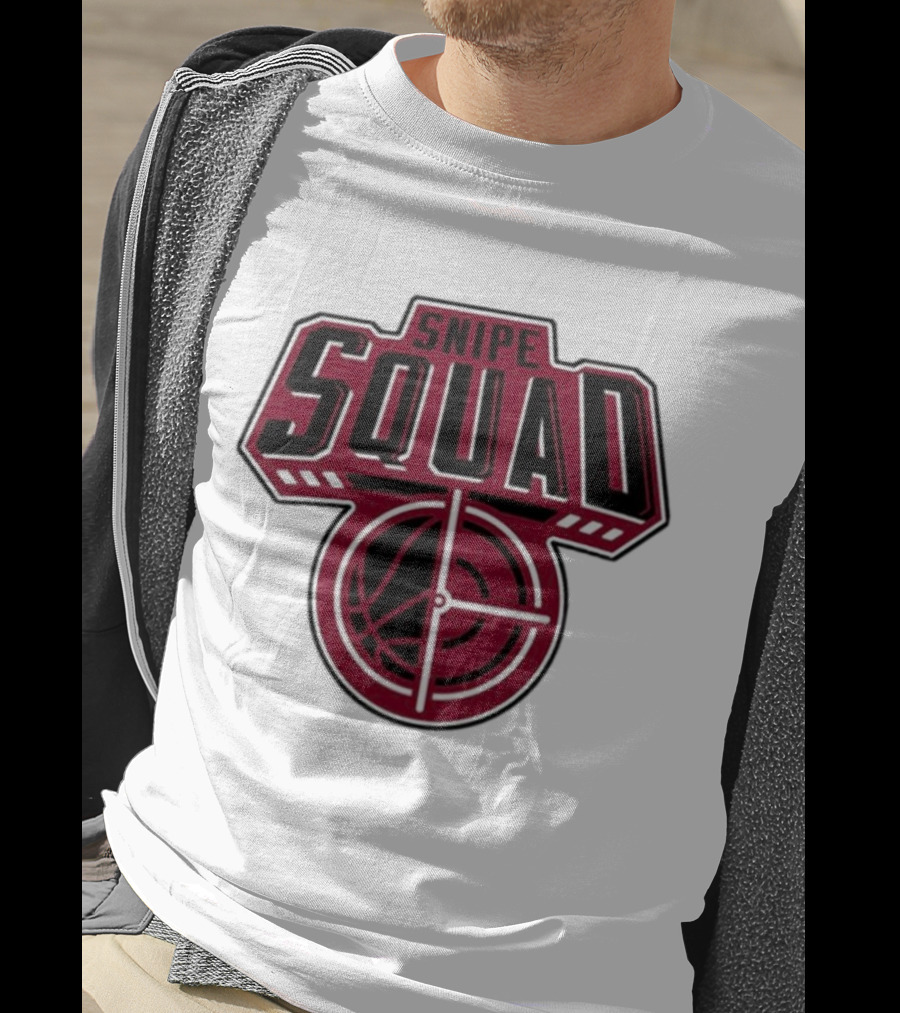 Toronto Raptors Snipe Squad Basketball Target T-Shirt