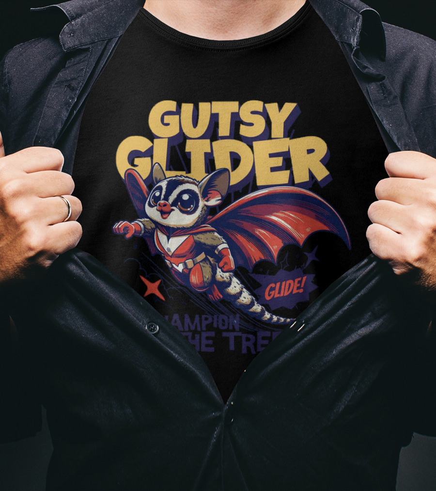 Gutsy Glider Glide Champion Of The Trees T-Shirt