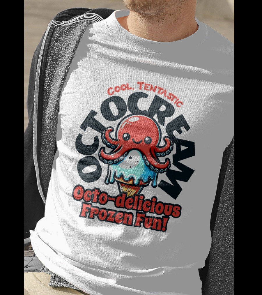 Cool Tentastic Octo-delicious Frozen Fun Octocream T-Shirt
