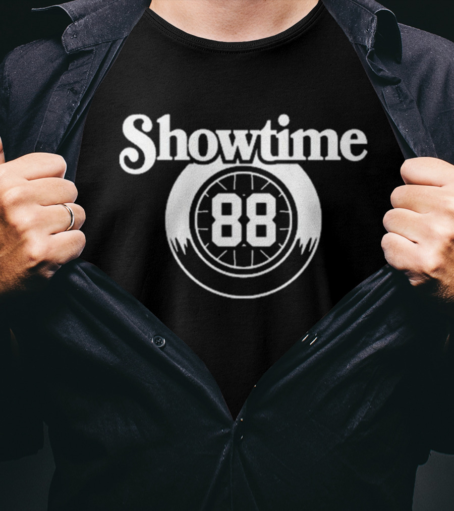 Showtime 88 Detroit Basketball Vintage Throwback T-Shirt