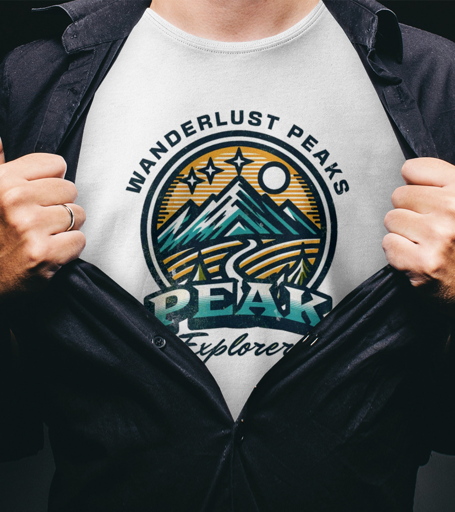 Wanderlust Peaks Peak Explorer T-Shirt