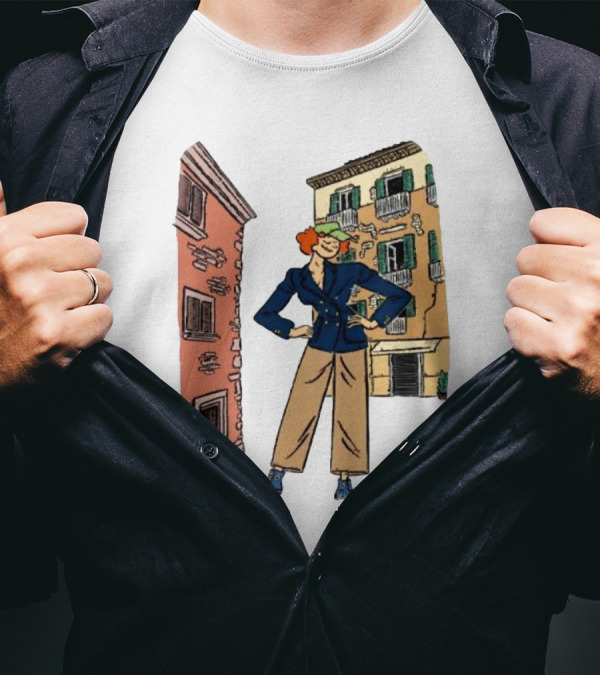 Dick Carroll X Roy Roger’s Positano Chic Casual Stroll T-Shirt