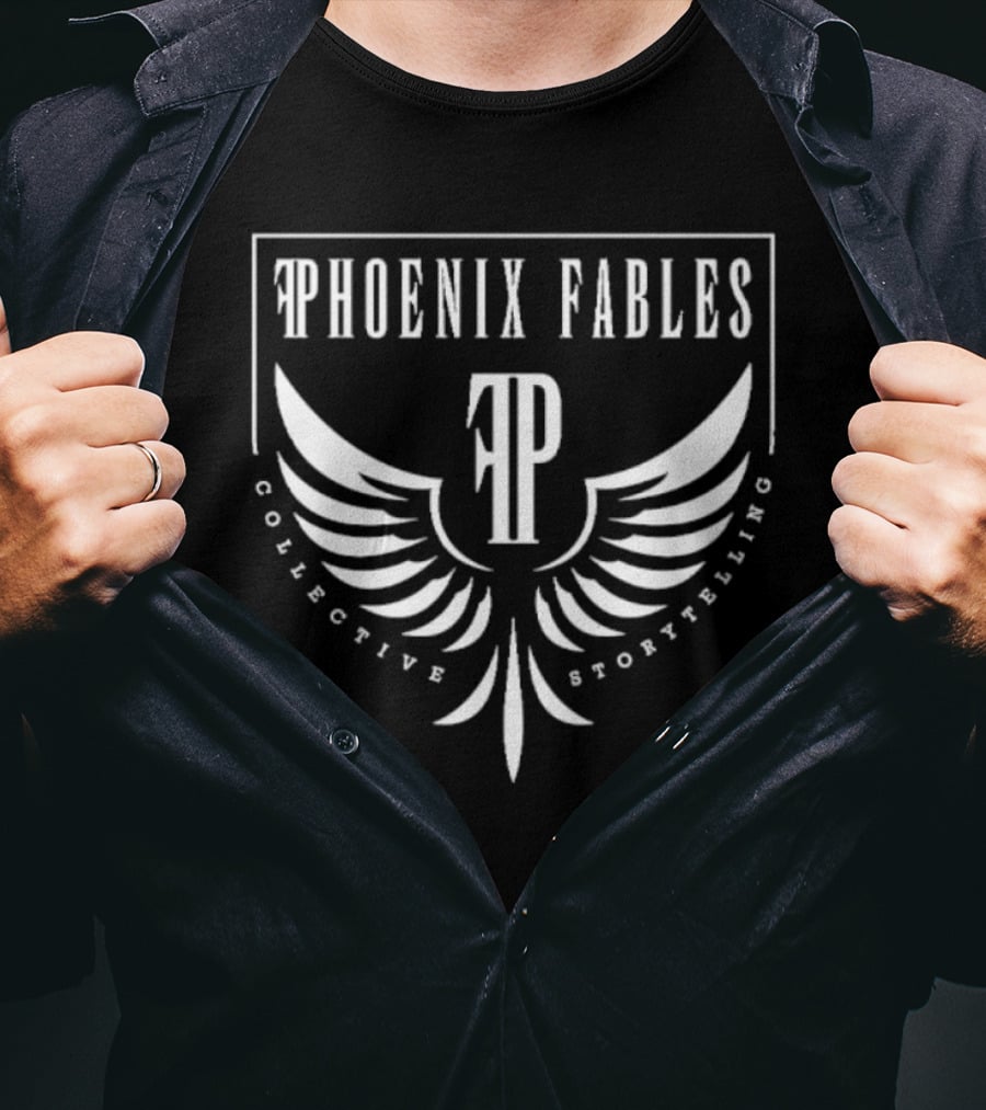 Phoenix Fables Collective Storytelling Winged Emblem T-Shirt