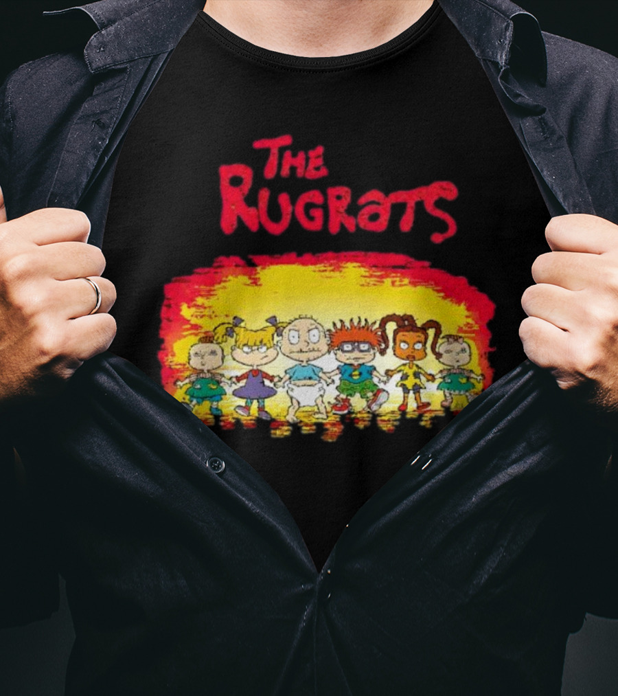 The Rugrats Characters X The Warriors Fusion T-Shirt