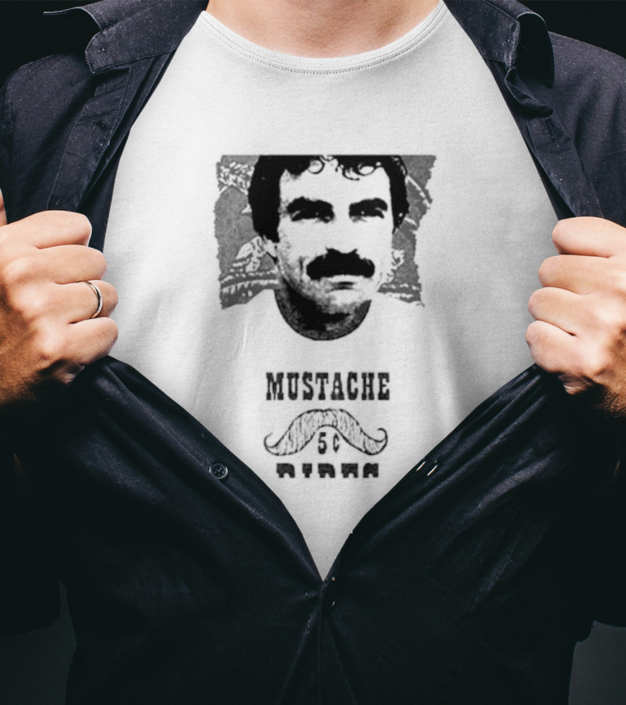 Tom Selleck Mustache Rides 5 Cents T-Shirt