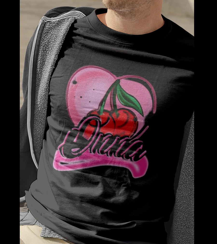 Onna Cherry Heart Pink T-Shirt