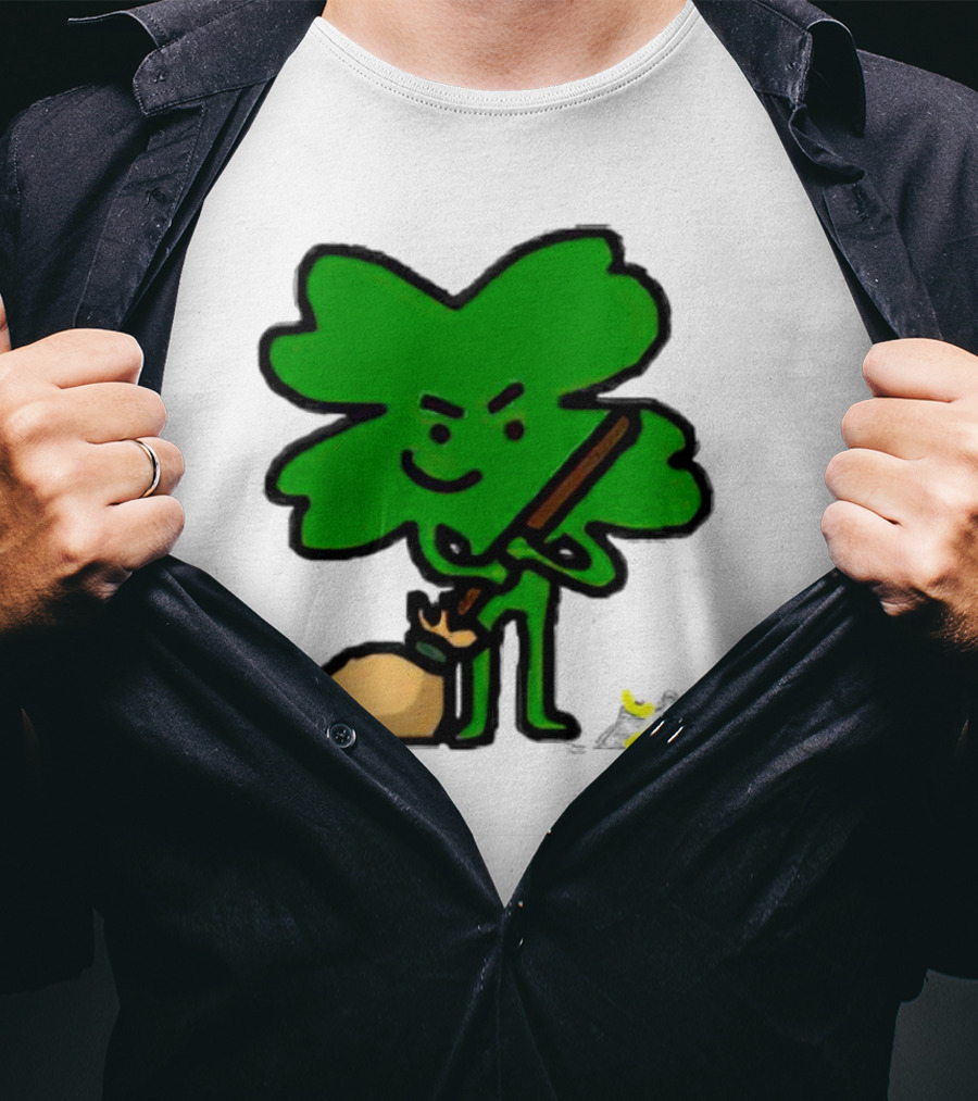 Boston Celtics Sweeping Shamrock Victory T-Shirt