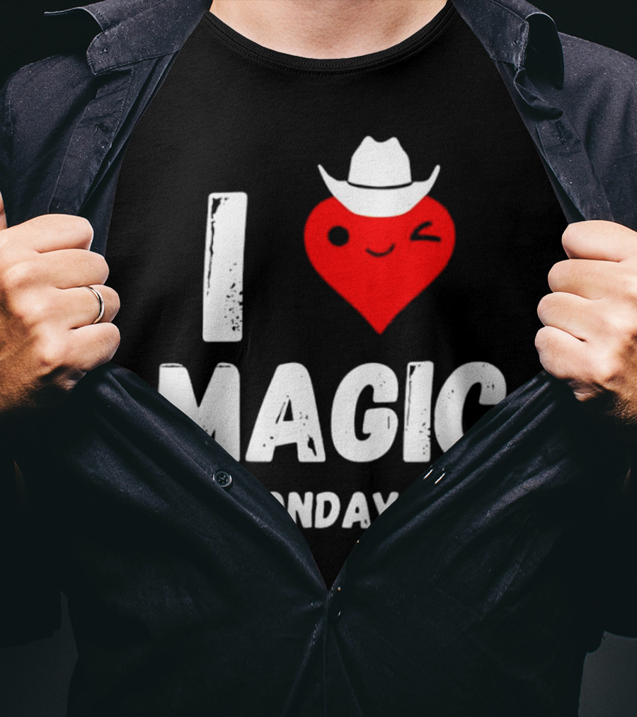 I Heart Cowboy Magic Mondays T-Shirt