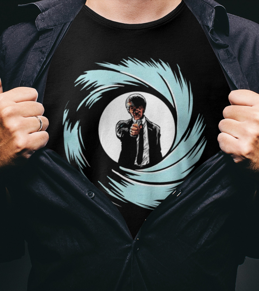 Jules Winnfield Agent BMF Bond Style Spiral T-Shirt