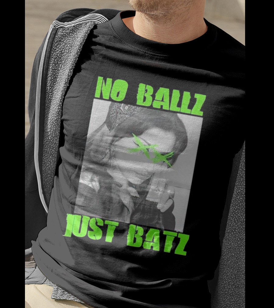 No Ballz Just Batz Bandana Girl Green X Eyes T-Shirt