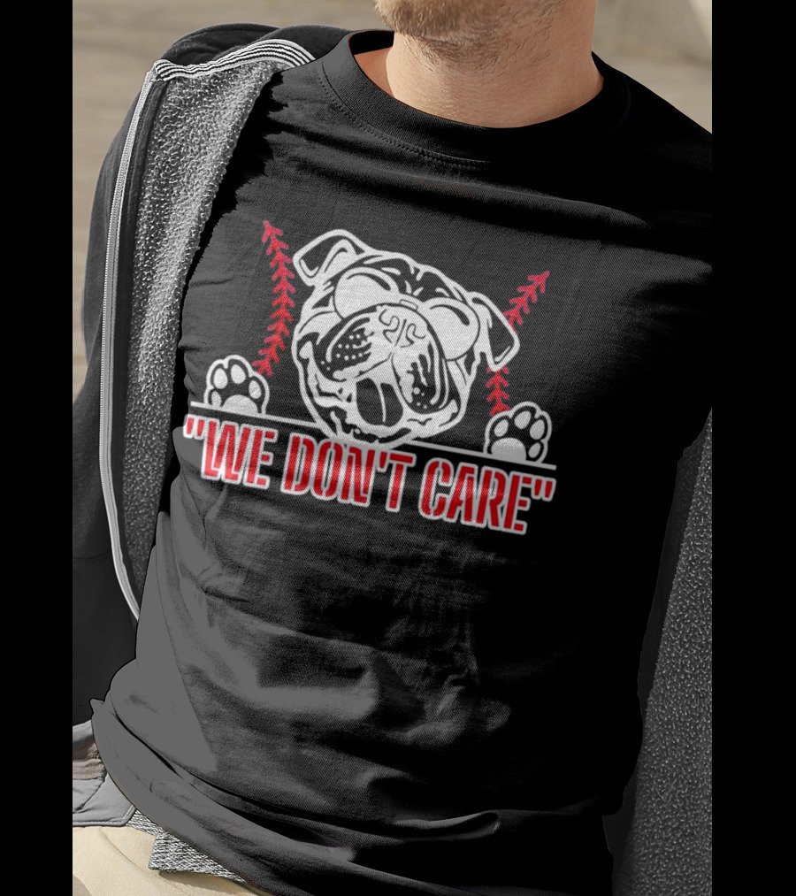 Louisiana Tech Bulldogs We Don’t Care Bulldog Mascot T-Shirt