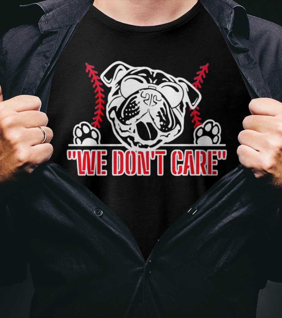 Louisiana Tech Bulldogs We Don’t Care Bulldog Mascot T-Shirt