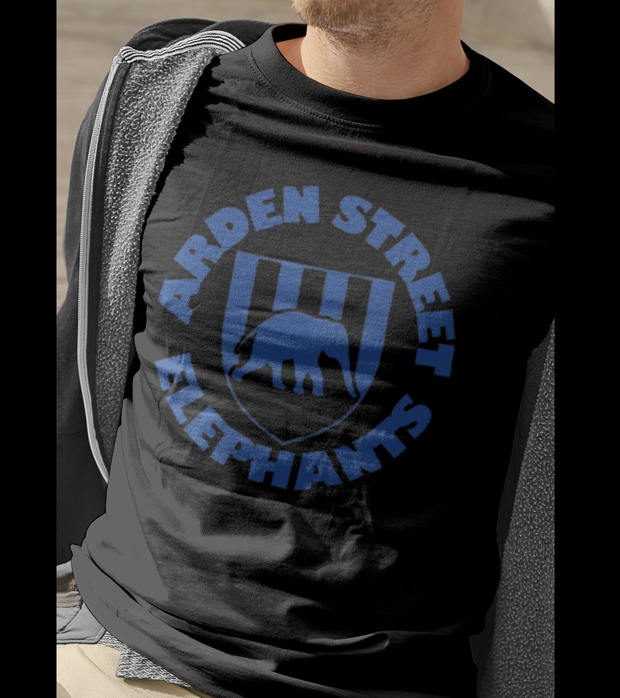 Arden Street Elephants Blue Emblem T-Shirt