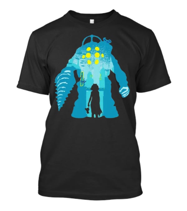 Big Daddy And Little Sister BioShock Underwater Adventure T-Shirt