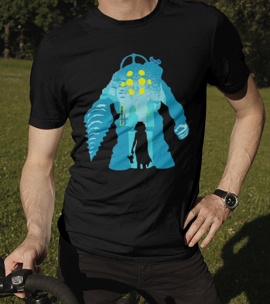 Big Daddy And Little Sister BioShock Underwater Adventure T-Shirt