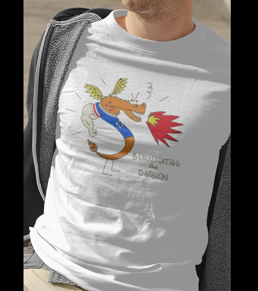 Buffalo Bills Burninating The Division Dragon Fireball T-Shirt