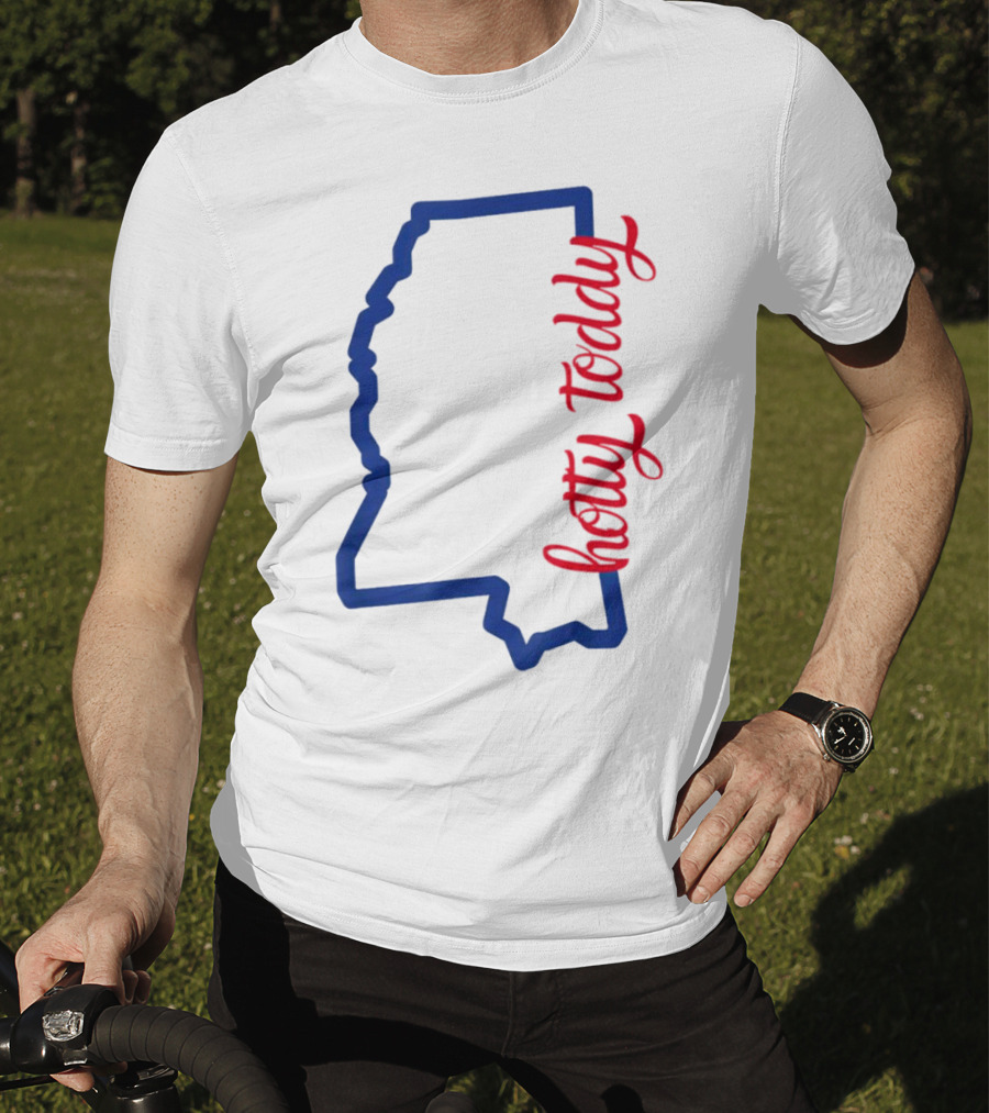 Mississippi Map Hotty Toddy T-Shirt