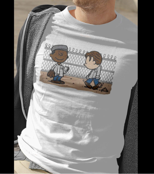 Red And Andy Yard Pals The Shawshank Redemption Peanuts Cartoon Crossover T-Shirt