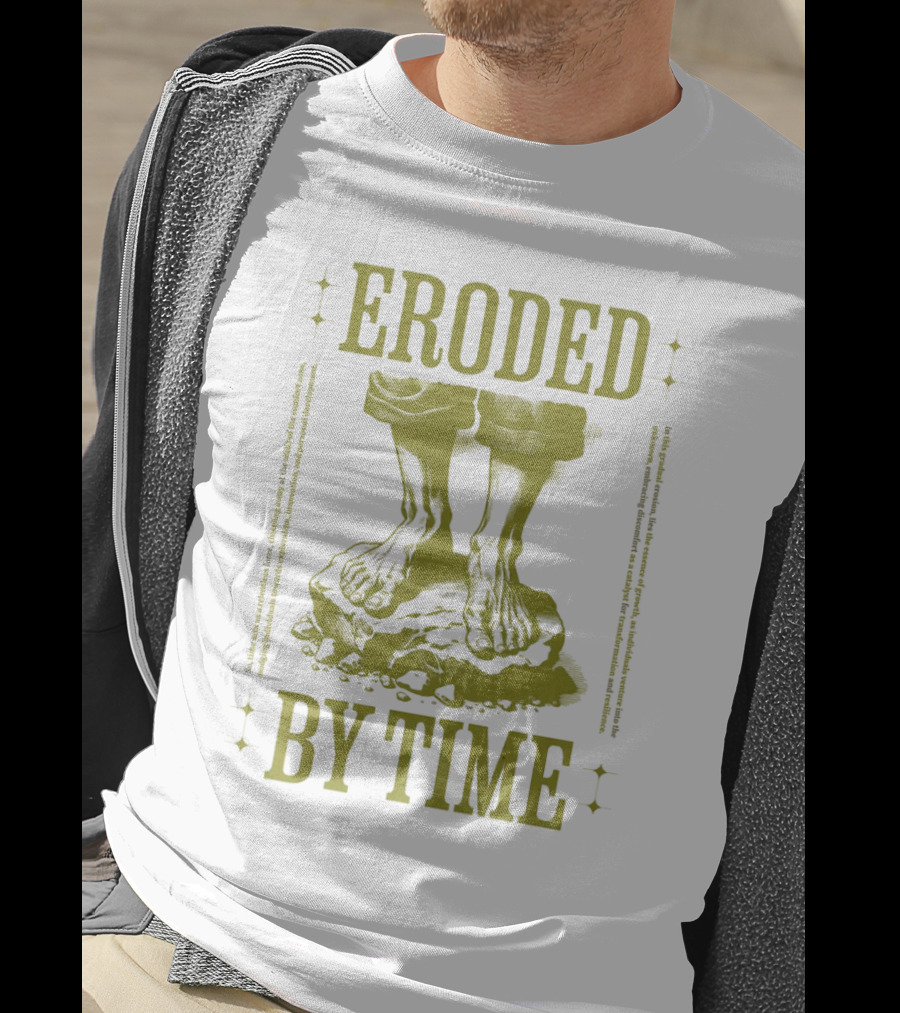 Eroded By Time Standing On Rock T-Shirt