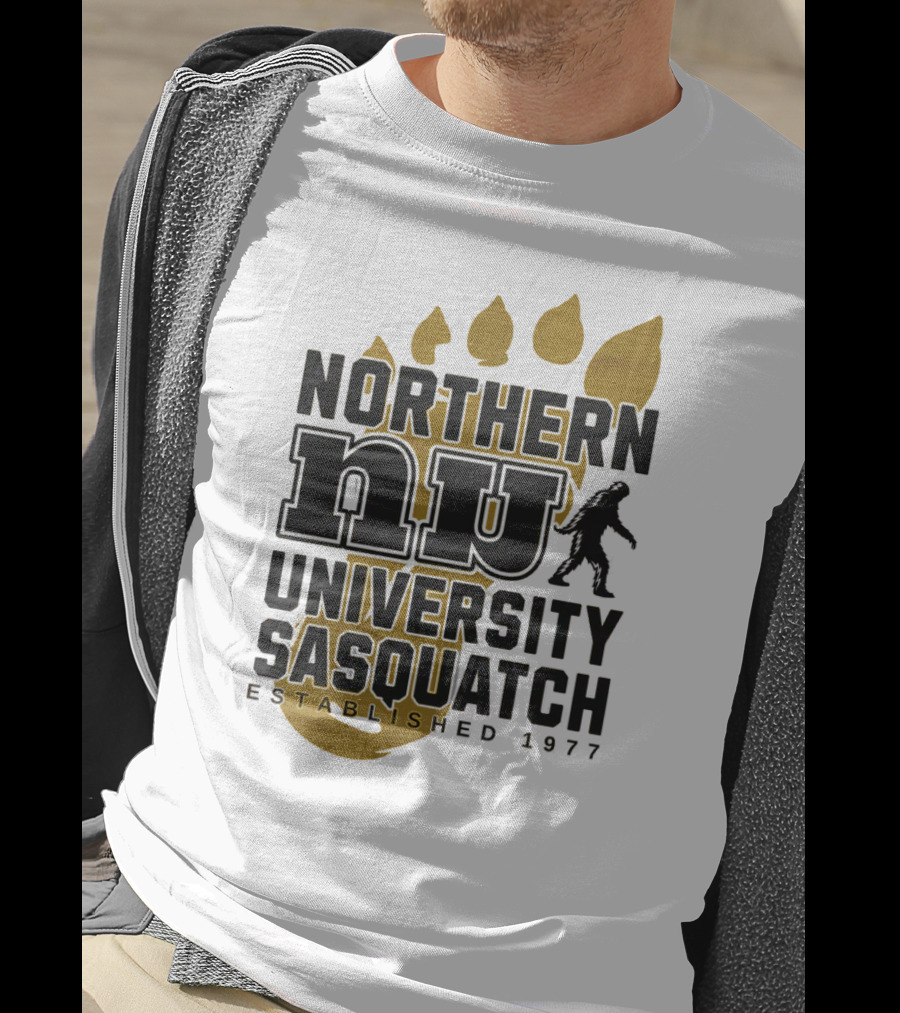 Northern University Sasquatch NU Established 1977 T-Shirt