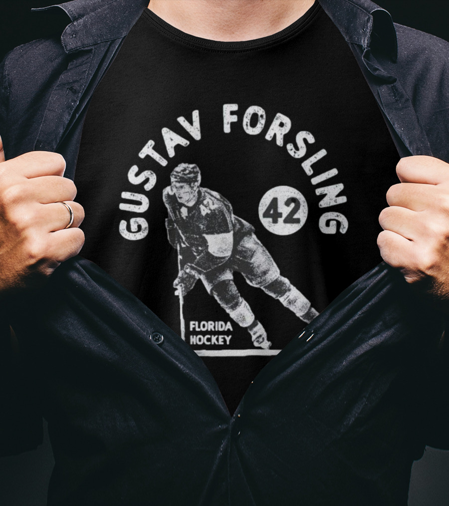 Gustav Forsling 42 Florida Hockey T-Shirt