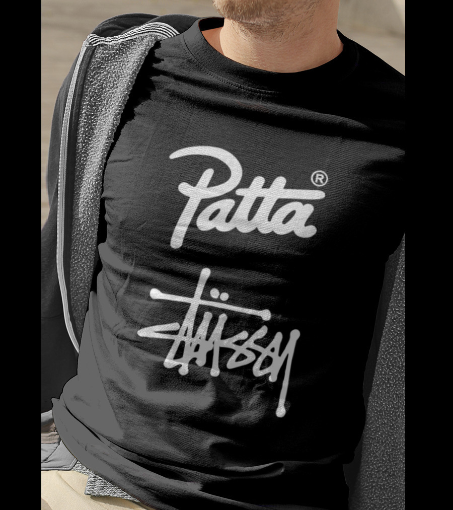Patta Stüssy Collaboration Logo T-Shirt