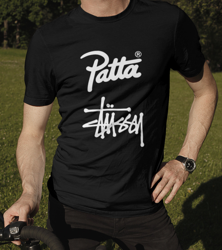 Patta Stüssy Collaboration Logo T-Shirt