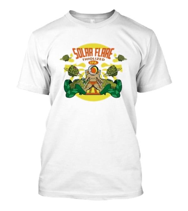 Solar Flare Thiolized Ipa Bright Sun Hop Astronaut Adventure T-Shirt
