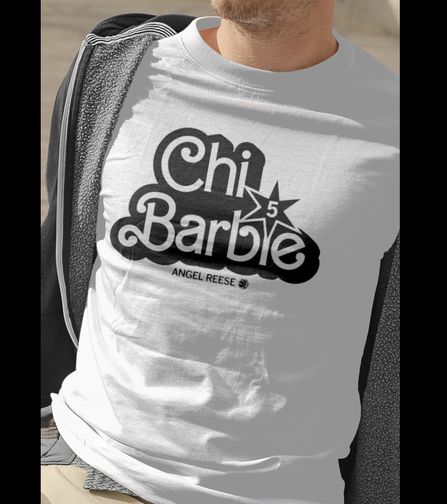 ChiBarbie Angel Reese Chicago Sky 5 Star T-Shirt