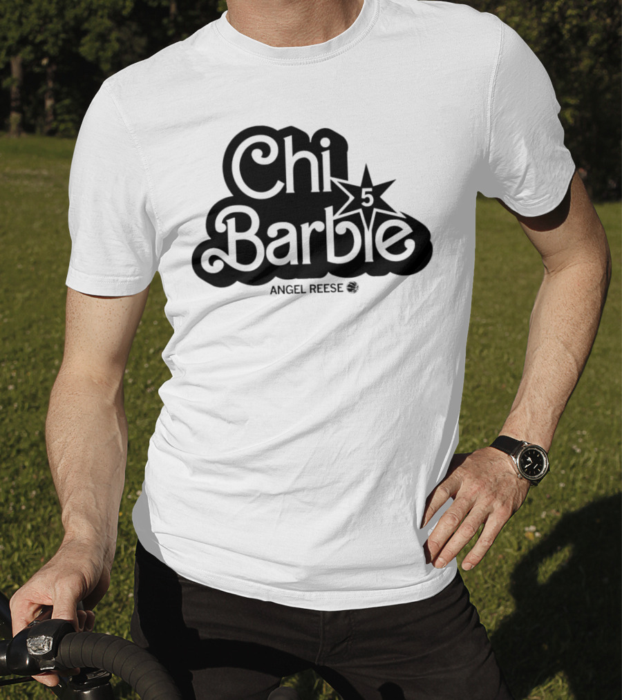 ChiBarbie Angel Reese Chicago Sky 5 Star T-Shirt