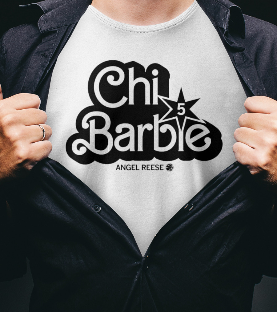ChiBarbie Angel Reese Chicago Sky 5 Star T-Shirt