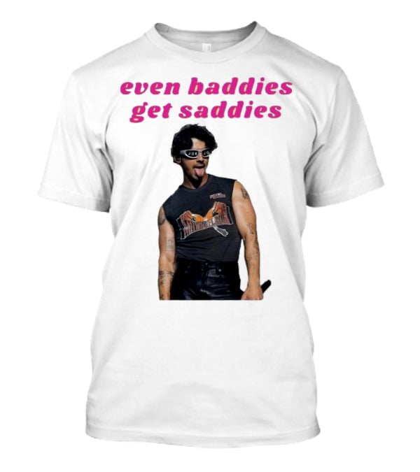 Joe Jonas Even Baddies Get Saddies Rocker T-Shirt
