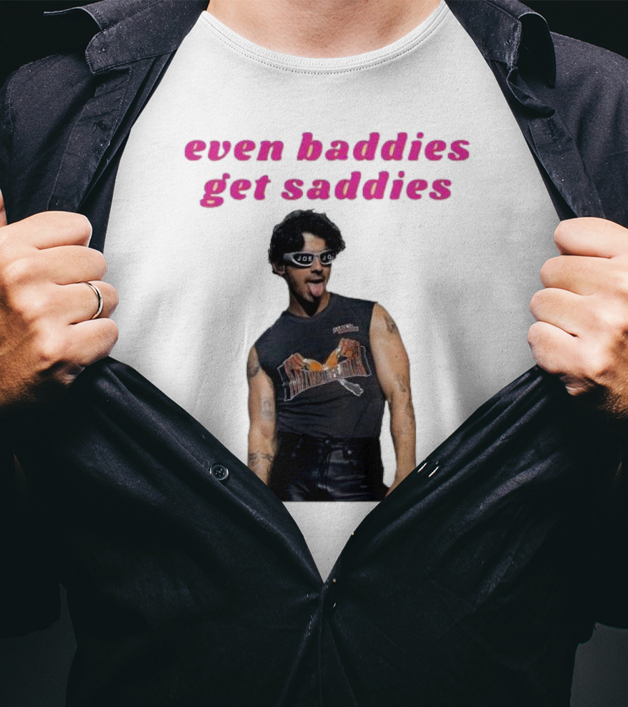 Joe Jonas Even Baddies Get Saddies Rocker T-Shirt