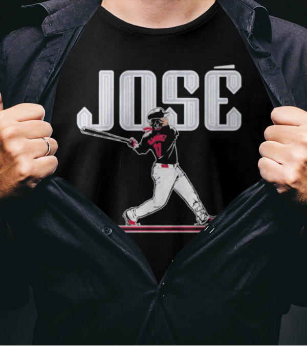 José Baseball Ramirez Slugger Swing T-Shirt