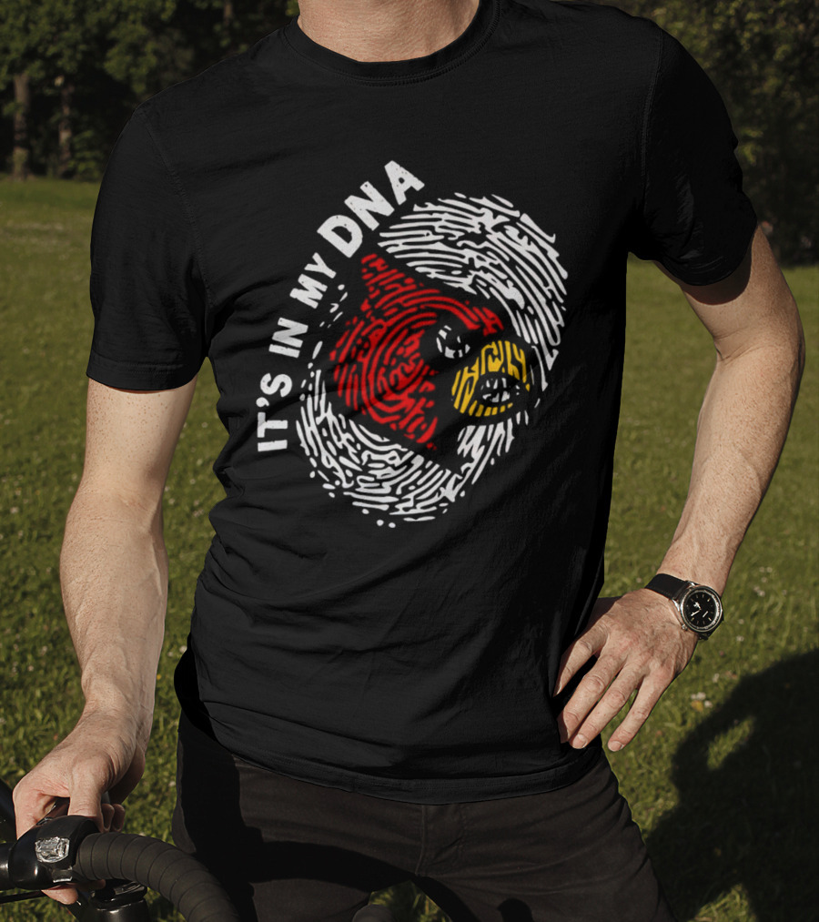 Louisville Cardinals It’s In My DNA Fingerprint T-Shirt
