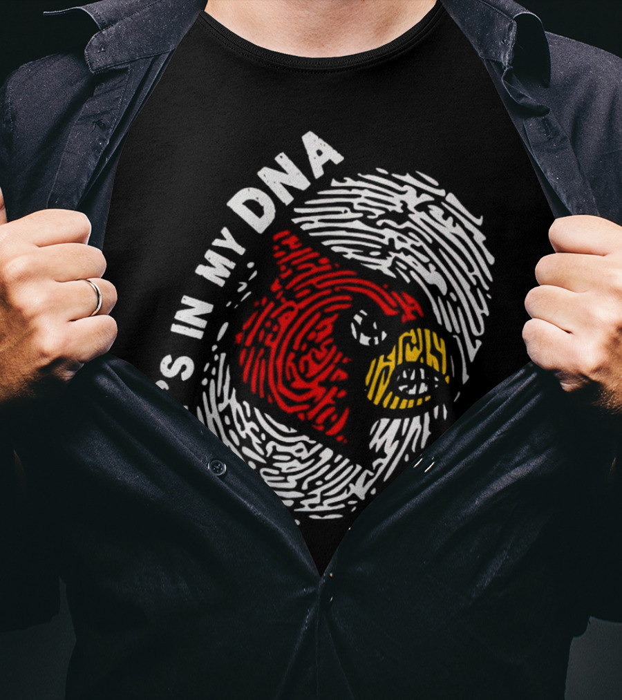 Louisville Cardinals It’s In My DNA Fingerprint T-Shirt