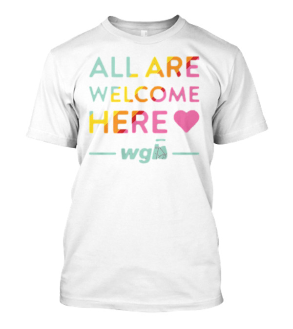 ALL ARE WELCOME HERE WGI Pride T-Shirt