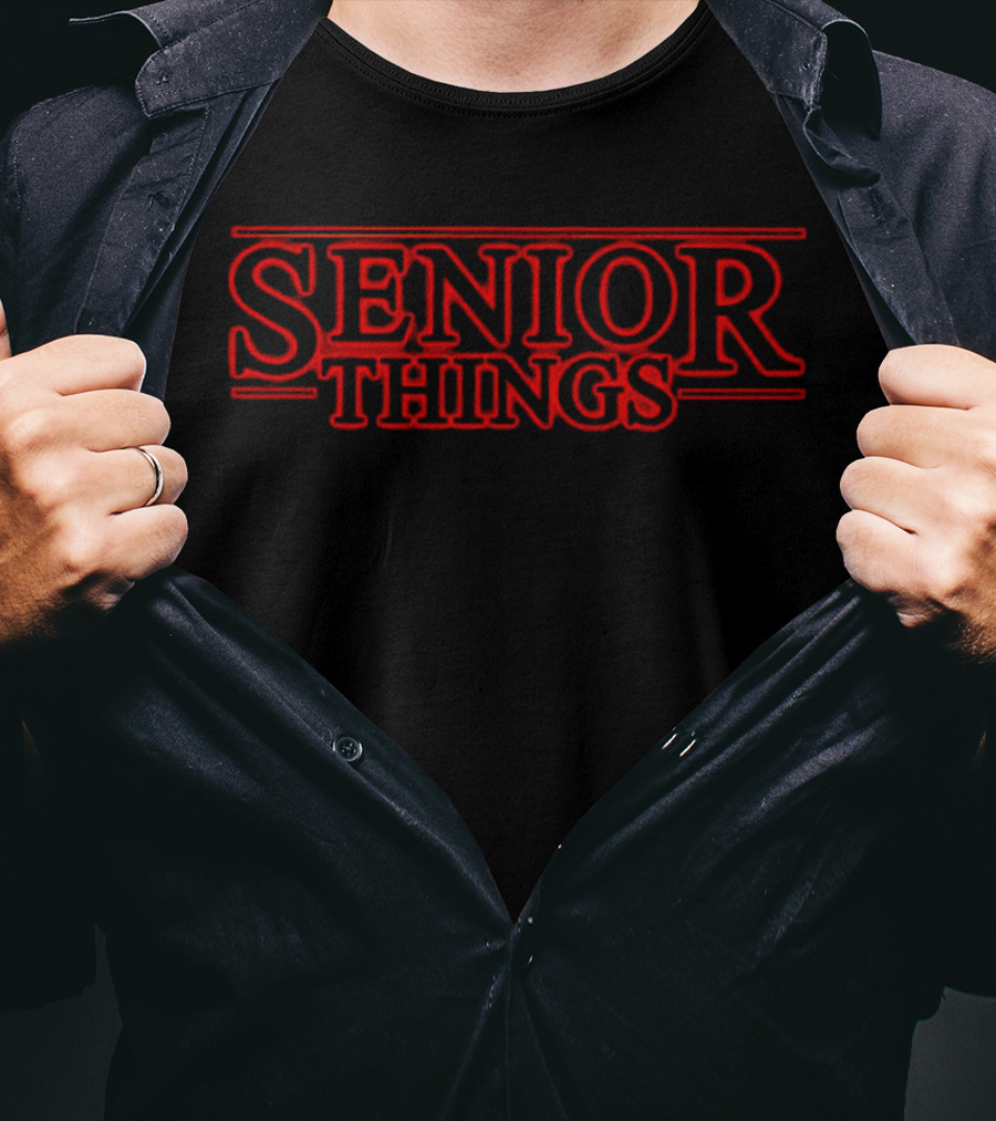 Senior Things Stranger Things Mashup T-Shirt